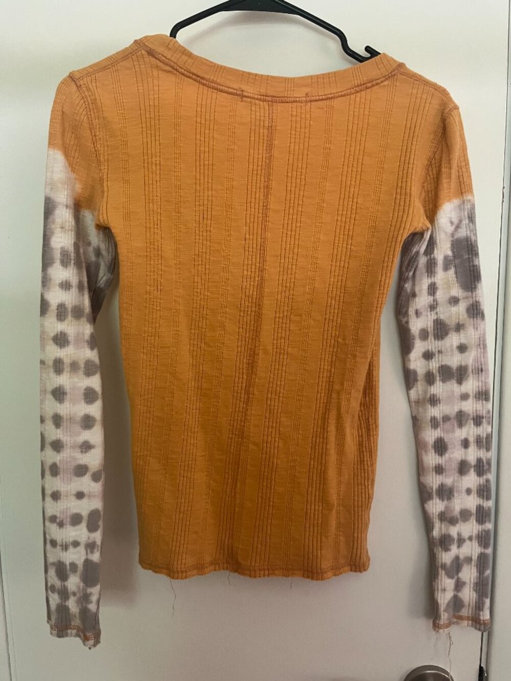 We The Fee Big Sur Long Sleeve Top Yellow Tie Dye Size Extra Small - Picture 5 of 5